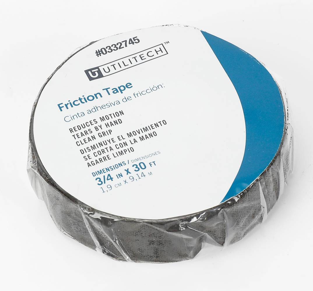 Utilitech 0.75-in x 30-ft Polyester Electrical Tape Black | 54797