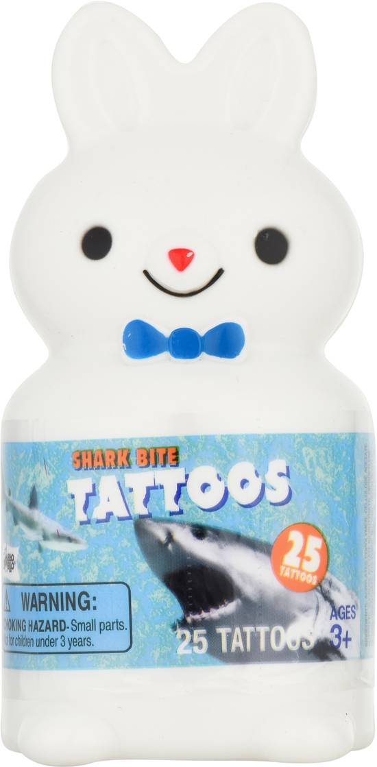 Mello Smello Shark Bite Tattoos 3+ Ages