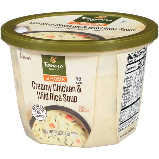 Panera Bread Creamy Chicken & Wild Rice Soup (16 oz)