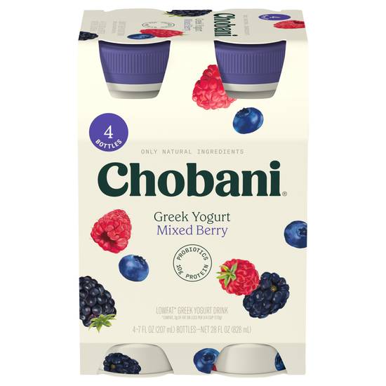 Chobani Greek Yogurt (mixed berry)