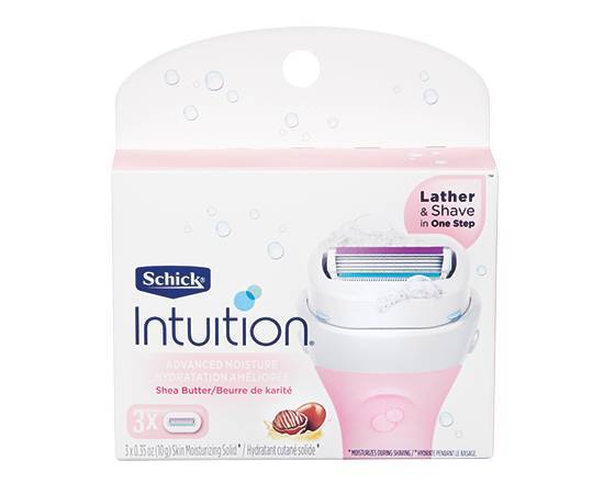 SCHICK INTUITION PLUS DRY SKIN REFILL 3 PK