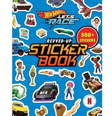Hot Wheels Let's Race: Revved-Up Sticker Book - by Orli Zuravicky (Paperback)