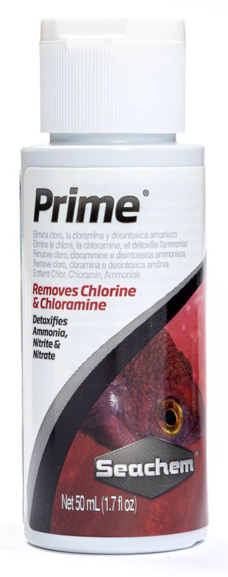 Seachem · Acondicionador agua dulce y salada prime (50 ml)