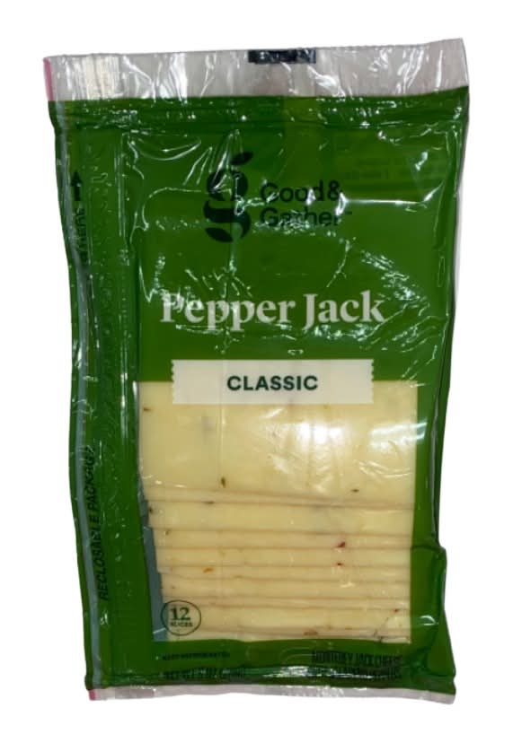 Good & Gather Pepper Jack Deli Sliced Cheese (8 oz, 12 ct)