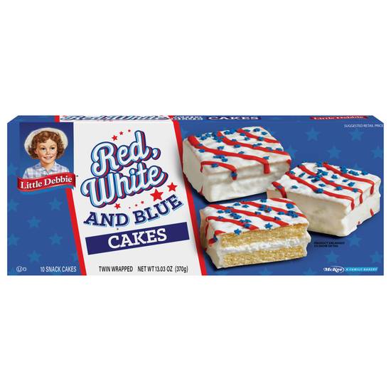 Little Debbie Red White and Blue Cakes (13 oz)
