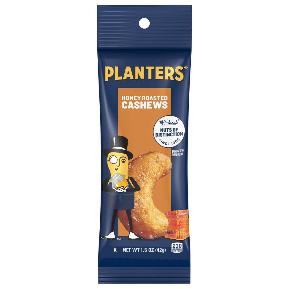 Planters Roasted Cashews, Honey (1.5 oz)