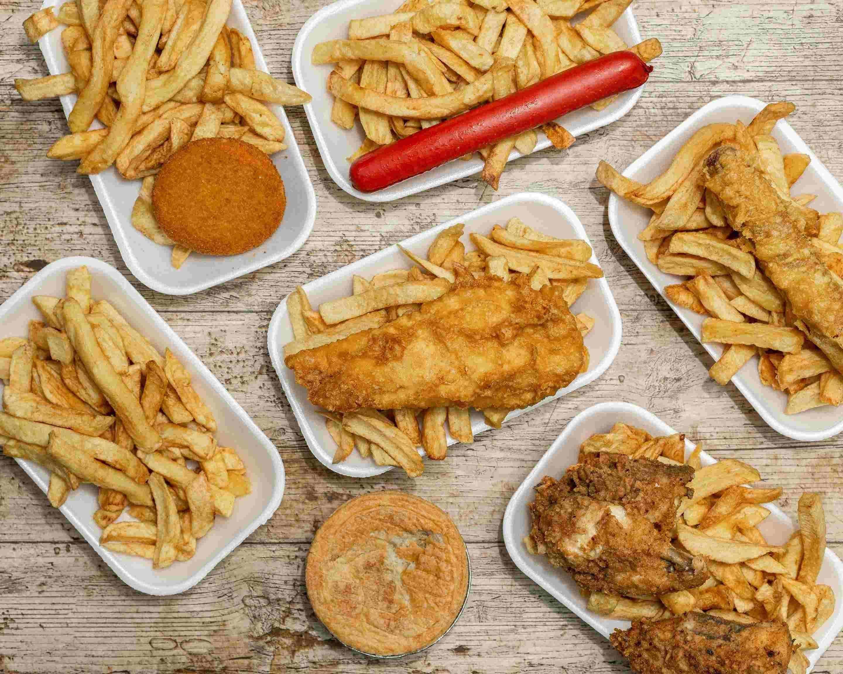 FRYDAYS fish and chips Menu - Takeaway in Ipswich | Delivery Menu