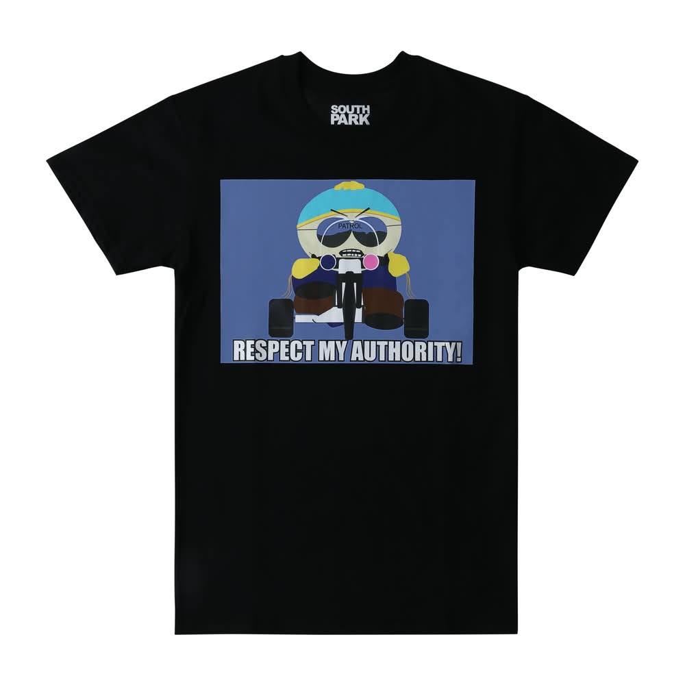 South Park™ Respect My Authority Meme Graphic Tee Large Black