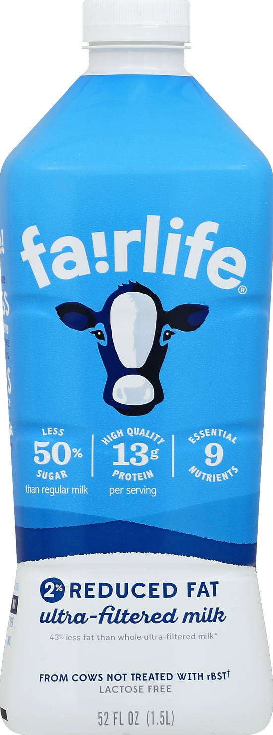 Fairlife Ultra-Filtered 2% Reduced Fat Milk (52 fl oz)