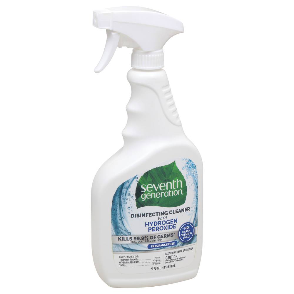 Seventh Generation Fragrance Free Hydrogen Peroxide Disinfecting Cleaner