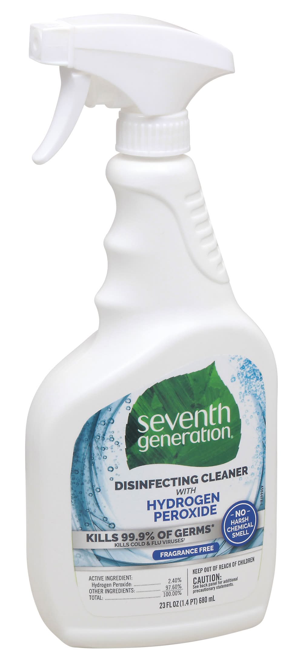 Seventh Generation Fragrance Free Hydrogen Peroxide Disinfecting Cleaner (23 fl oz)