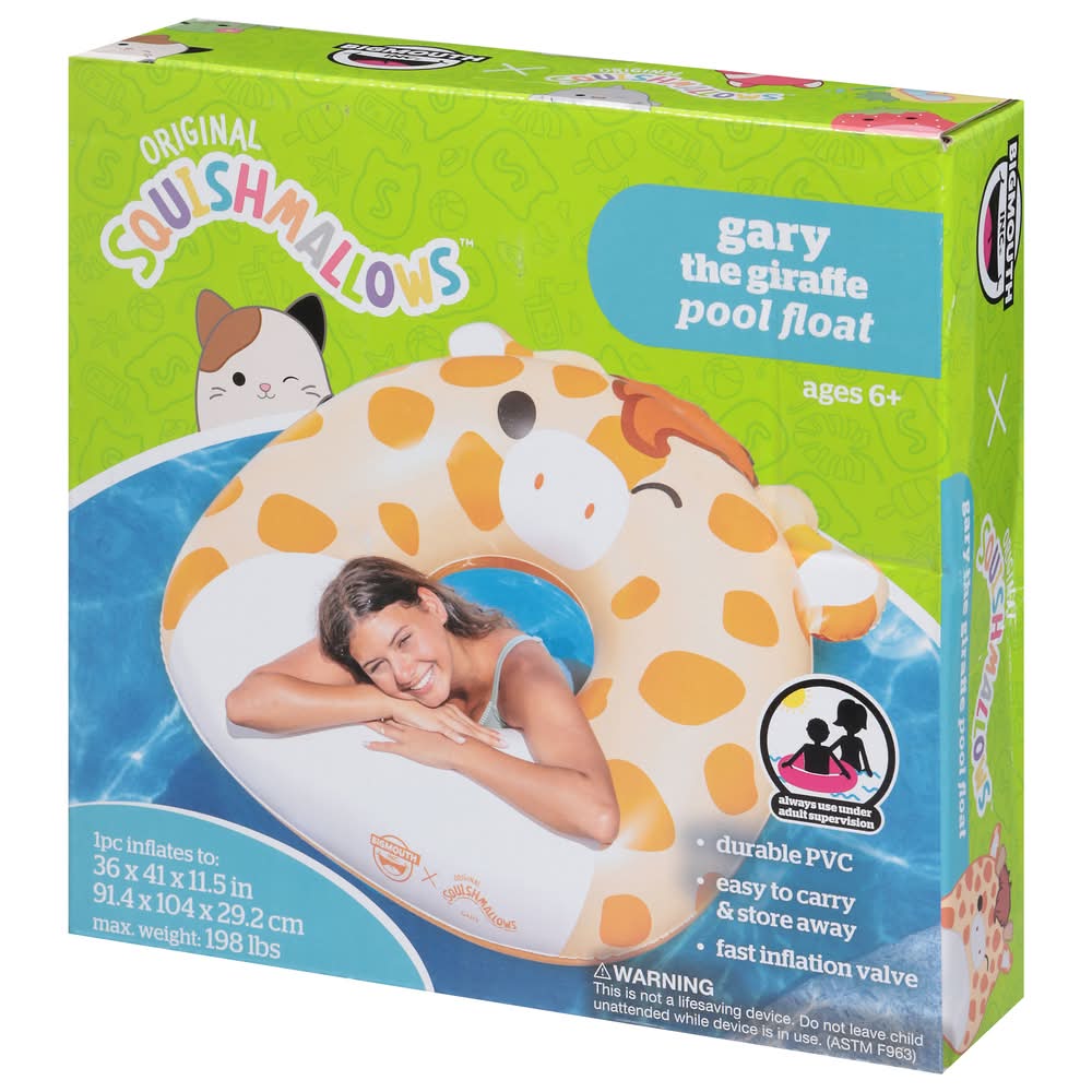 Squishmallows Gary the Giraffe Pool Float For Ages 6+ | Delivery Near ...