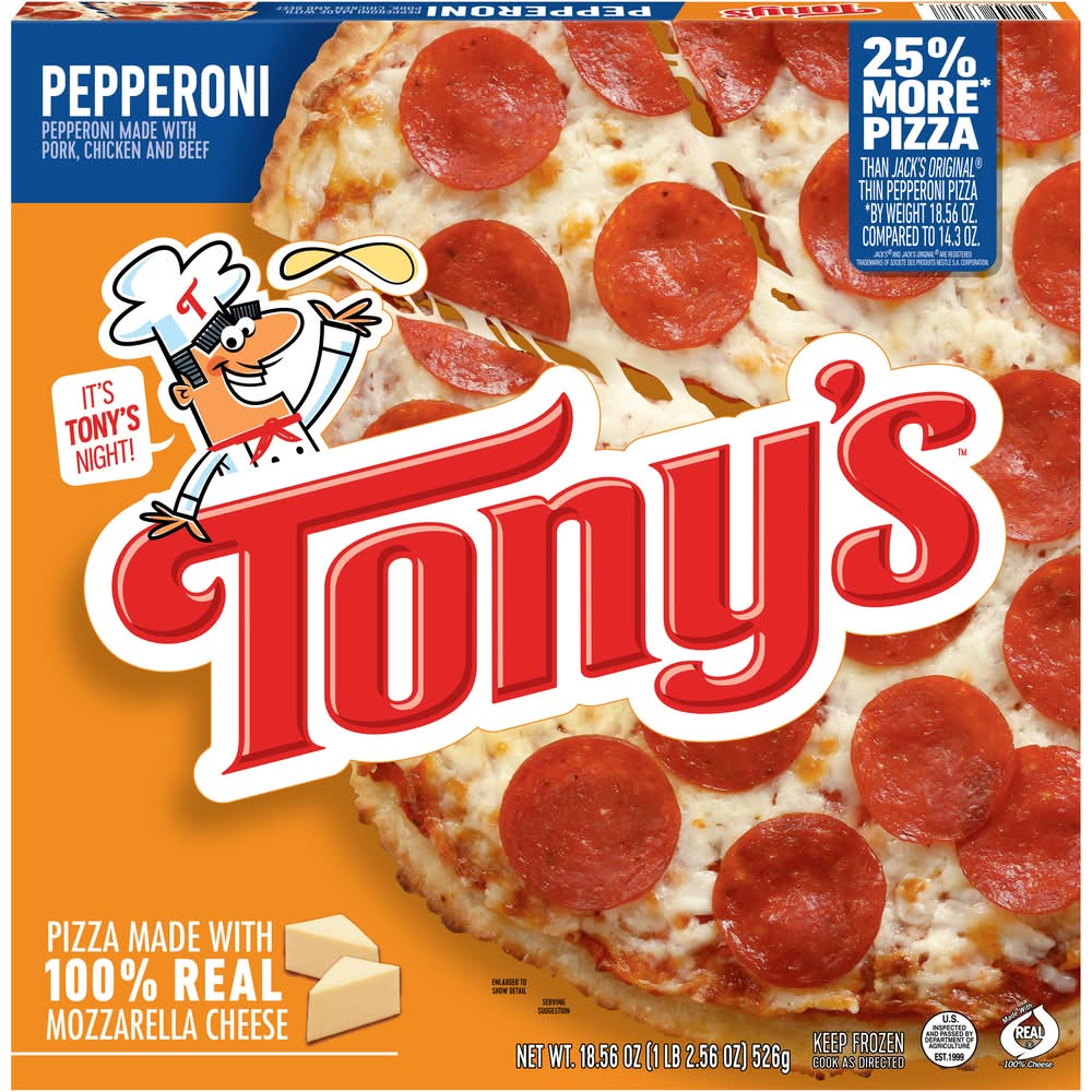 Tony's Pepperoni Pizza (18.56 oz)