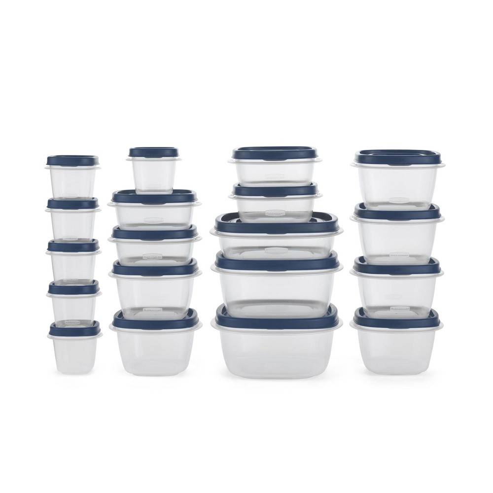 Rubbermaid Easy Find Lids Storage Containers Blue