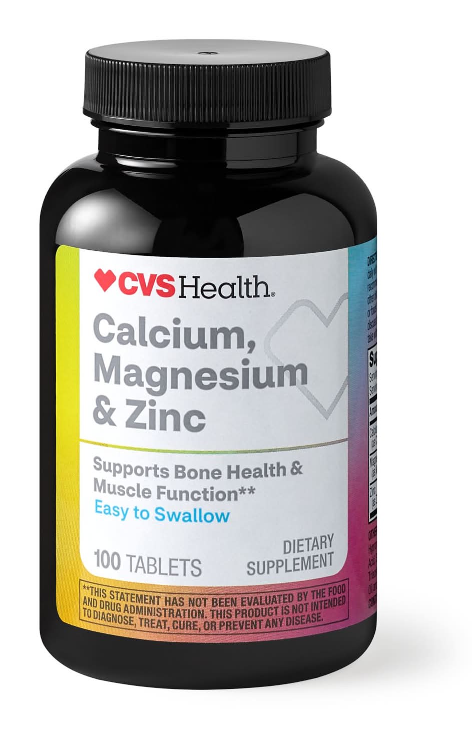 Cvs Calcium, Magnesium & Zinc Tablets, 100 Ct