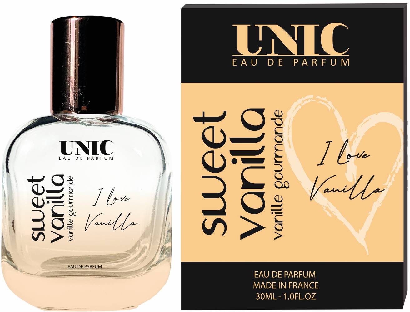 Unic - Eau de parfum vanille gourmande (30ml)