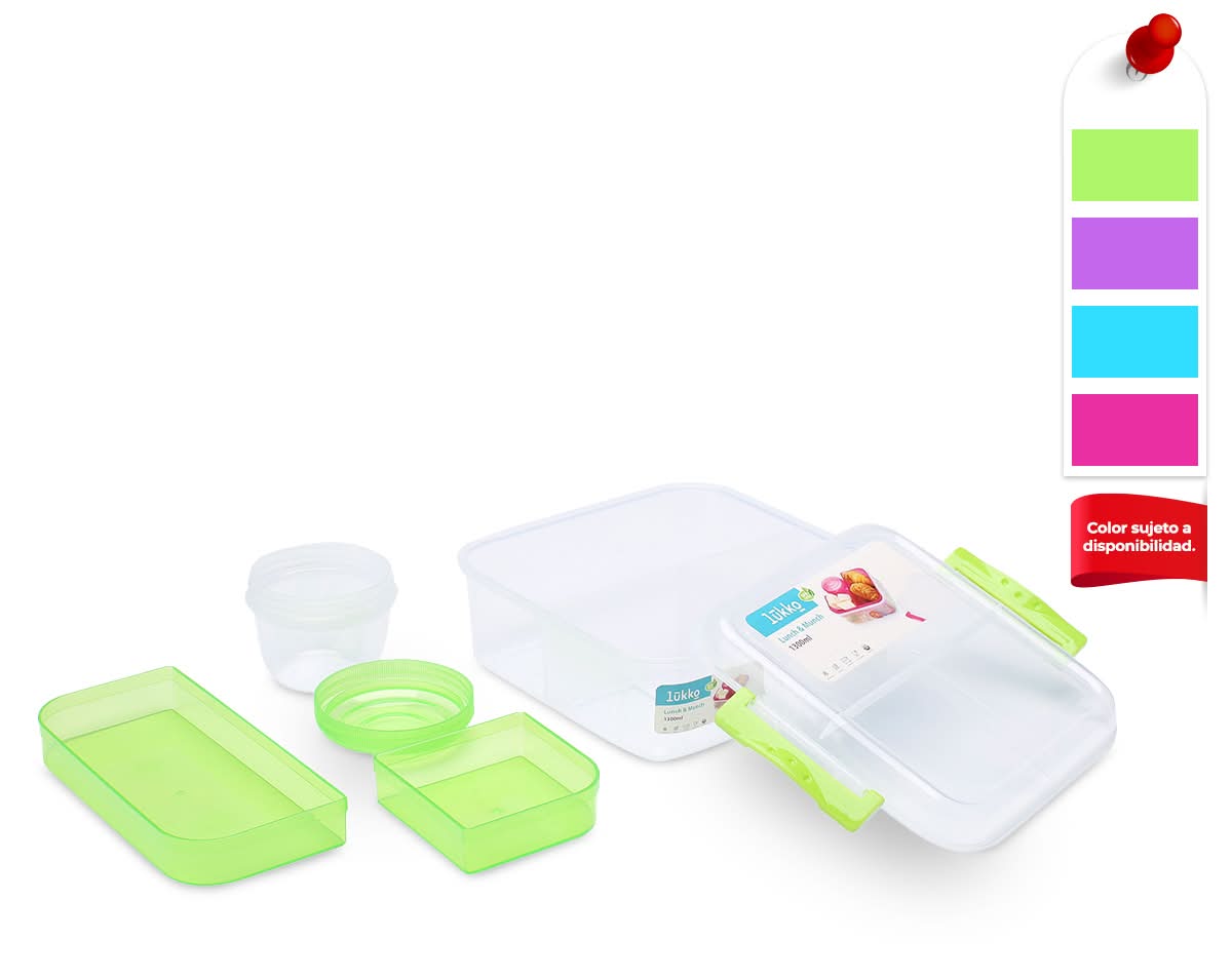 Lukko · Hermético rectangular con contenedor