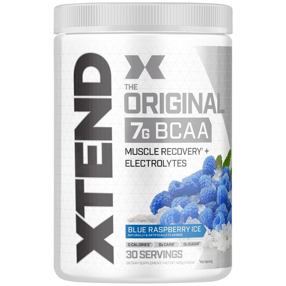 Xtend Original Bcaa Recovery + Electrolytes - Blue Raspberry Ice(14.80 Ounces Powder)