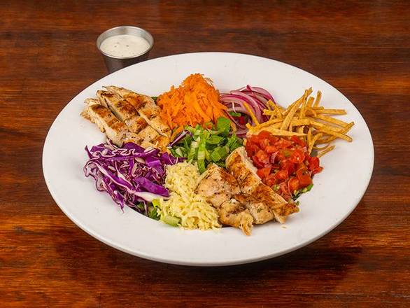 Ensalada de la casa con Pollo