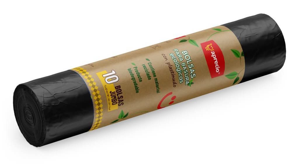 Aprecio · Bolsas para basura, J, negro (10 un)