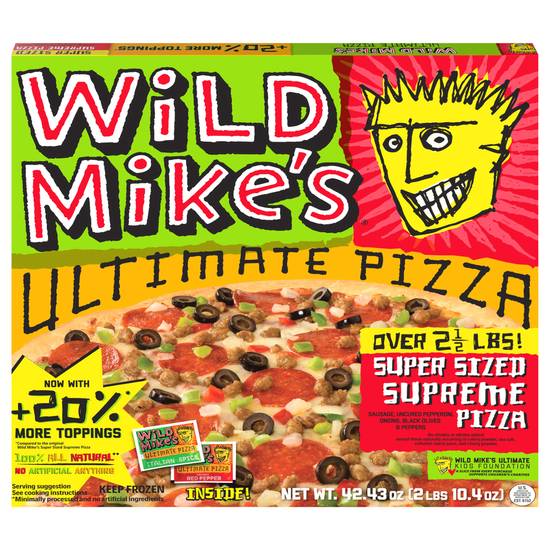 Wild Mike's Ultimate Pizza, Supreme, Super Sized, Box (38.8 oz)