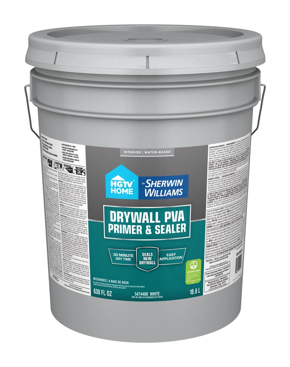 HGTV HOME by Sherwin-Williams Drywall PVA Interior PVA Water-based Wall and Ceiling Primer ( 5-gallon )