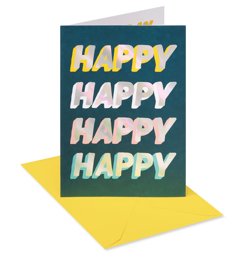American Greetings Happy Greeting Card