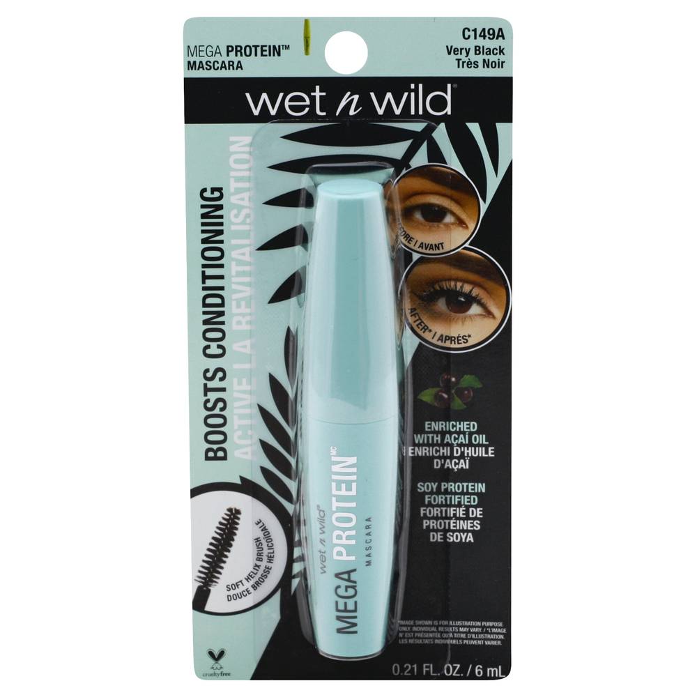 Wet N Wild Very Black C149a Protein Mascara