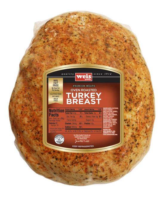 Weis Quality Turkey Breast Oven Roasted