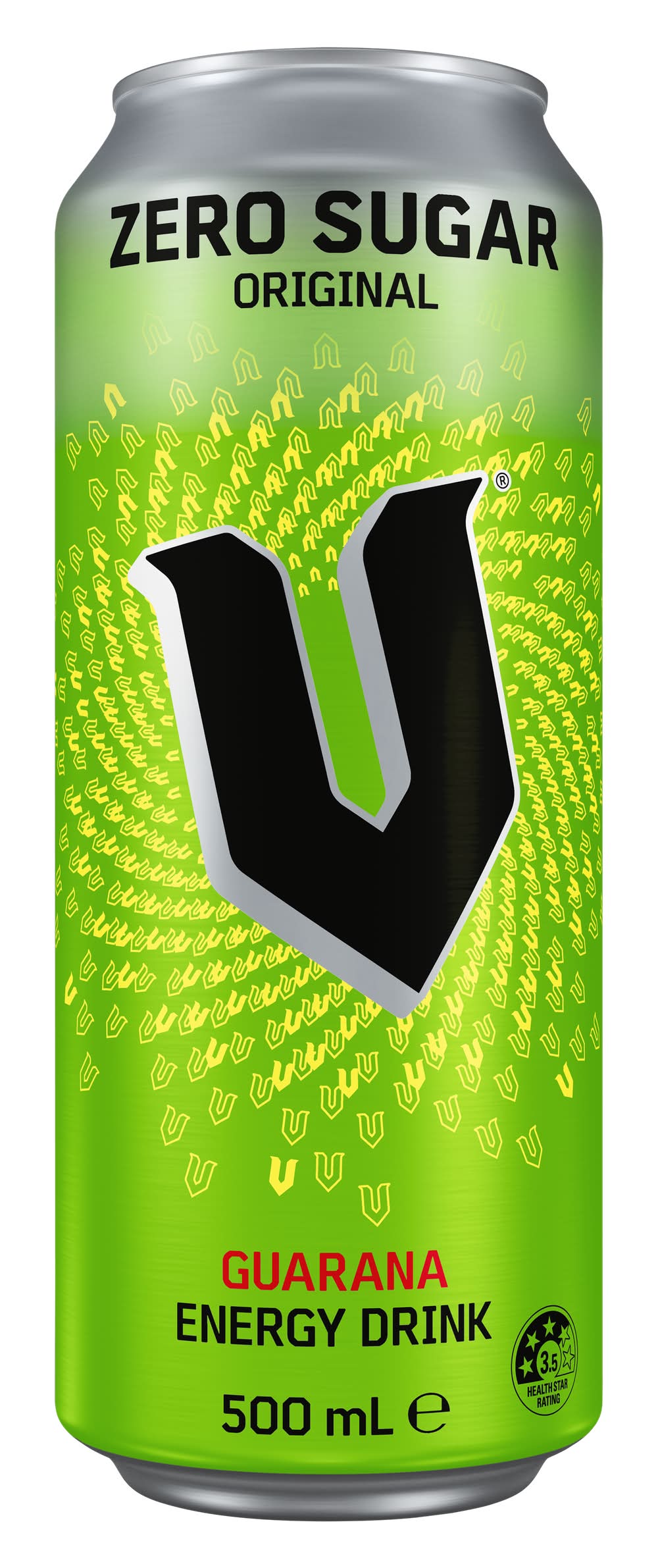 V Zero Sugar Original Energy Drink, Guarana (500mL)
