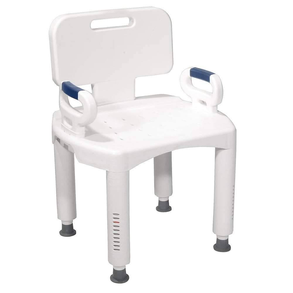 Drive Medical Bath Bench With Back and Arms