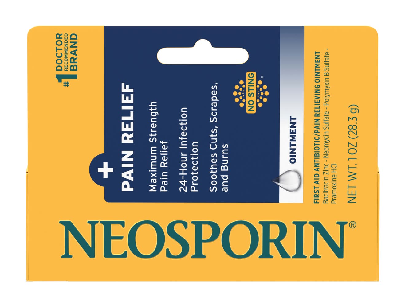 Neosporin Pain Relief Antibiotic Ointment (1 oz)