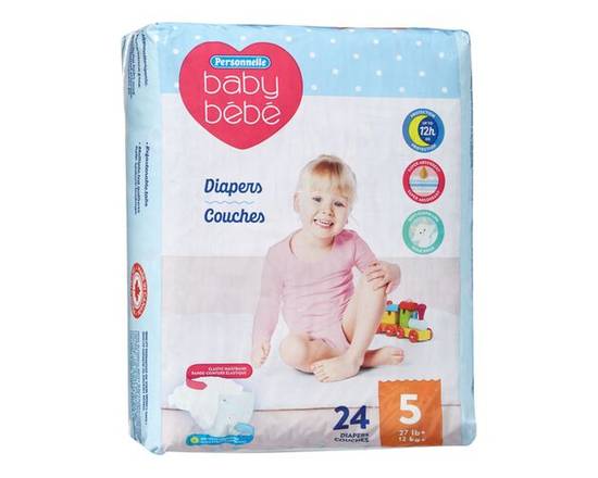 Personnelle · #5 (24 un) - Baby diaper #5 (24 units)