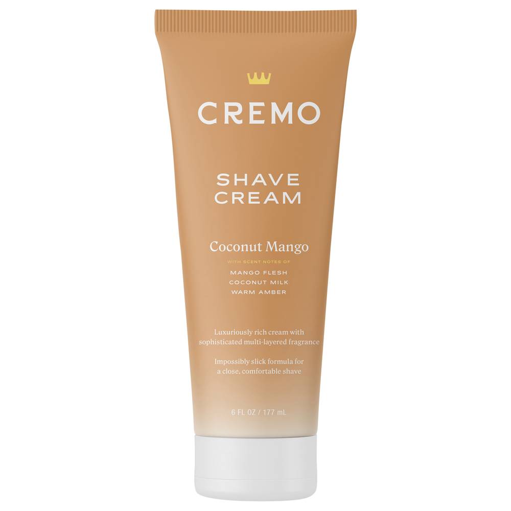 Cremo Coconut Mango Moisturizing Shave Cream (6 fl oz)