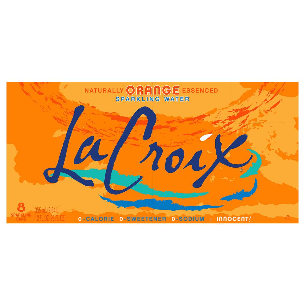 La Croix Orange Sparkling Water (8 x 12 fl oz)