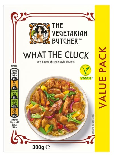 The Vegetarian Butcher What the Cluck Vegan Chicken Chunks (300g)