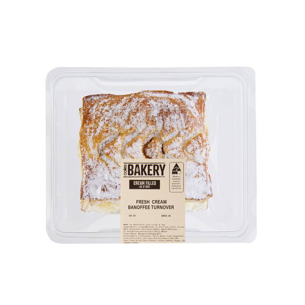 Coles Bakery Banoffee Turnover 1 pack
