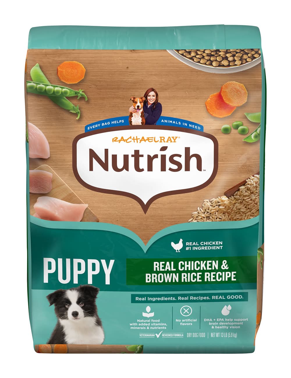 Rachael Ray Nutrish Puppy Dry Dog Food - Chicken & Brown Rice (Size: 13 Lb)