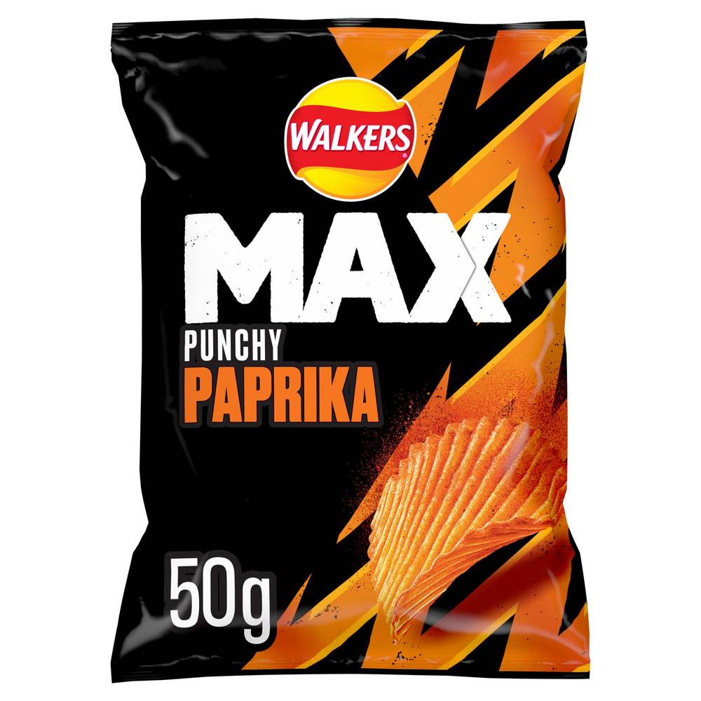 Walkers Max Crisps Paprika 50g