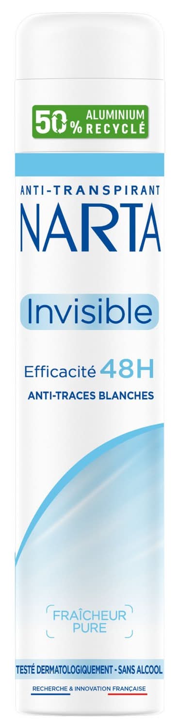 Narta - Déodorant invisible anti traces blanches (200ml)