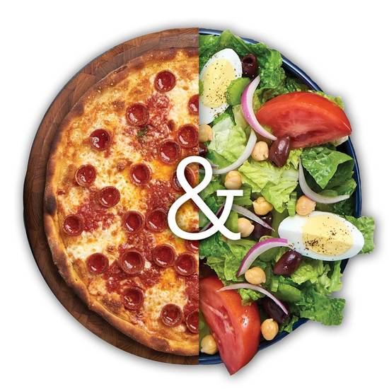 16" One Topping Pizza & Large Salad Bundle