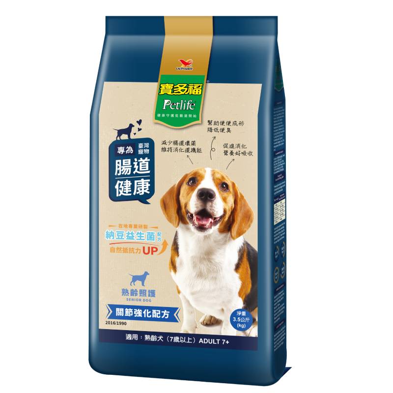 寶多福健康犬餐熟齡犬專用配方包3.5K <3.5Kg公斤 x 1 x 1Bag袋> @14#4710088617354
