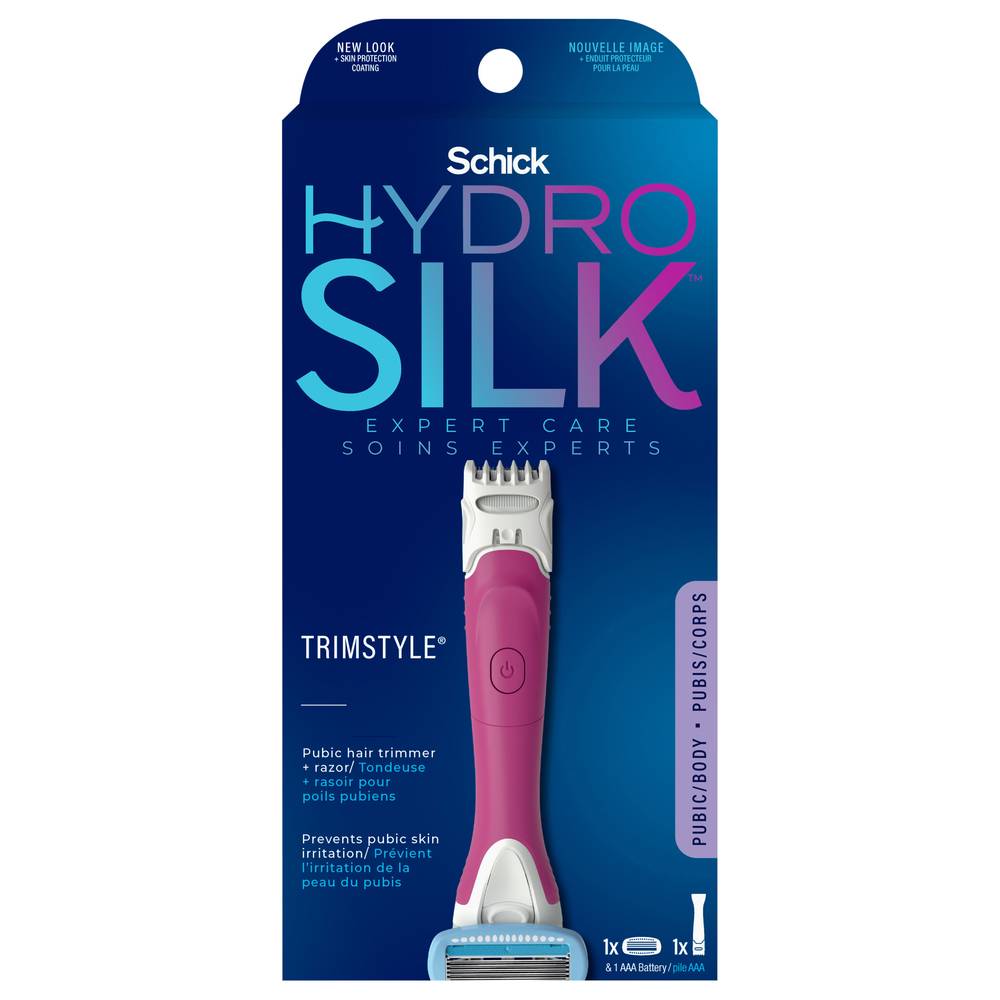 Schick Hydro Silk Trimstyle Hydrating Razor & Bikini Trimmer (3.1 oz)