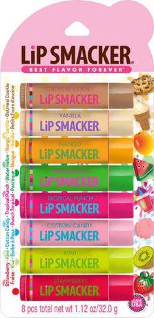 Lip Smacker Original Flavours Lip Balm Party pack, Assorted (32 g, 8 ct)
