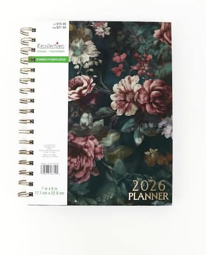 7" X 9" Starlit Romance 2026 Planner By Recollections
