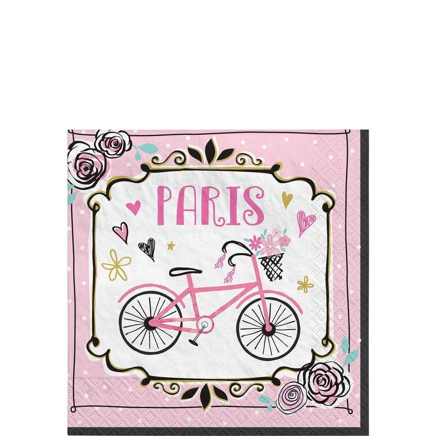 A Day in Paris Vintage Beverage Napkins 16ct