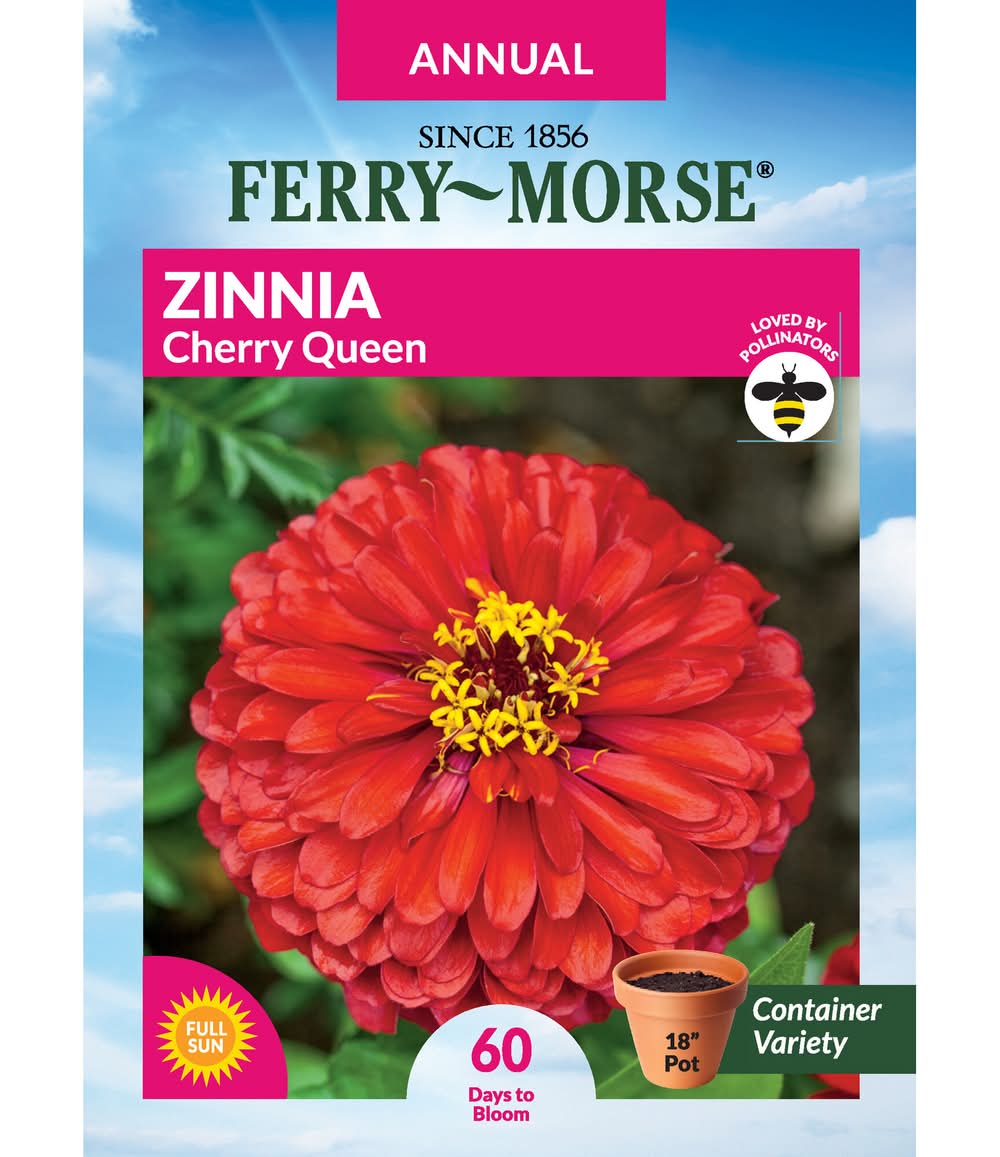 Ferry-Morse A ZINNIA CHERRY QUEEN