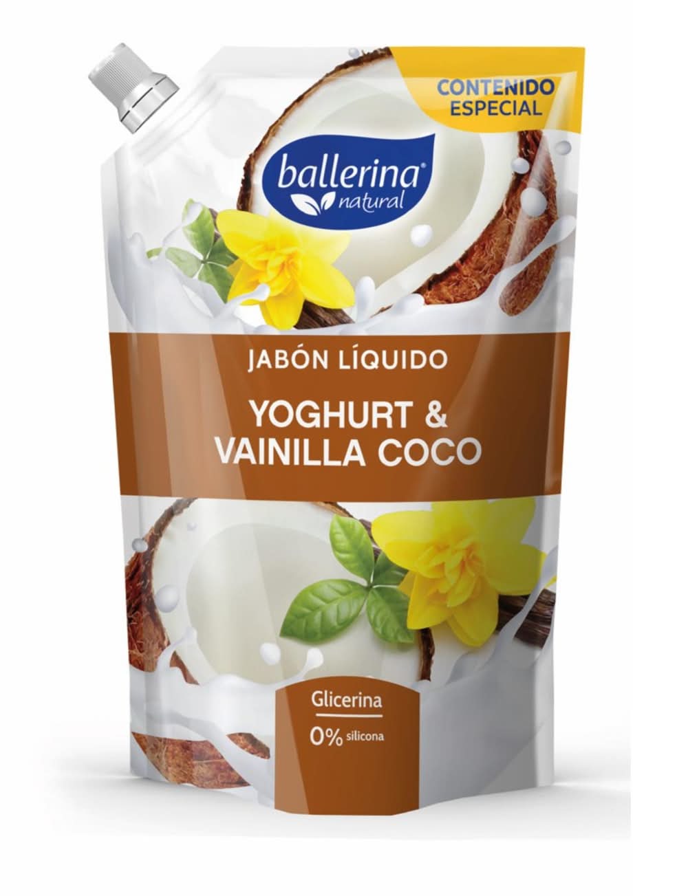 Ballerina · Jabón líquido - Yoghurt-Vainilla Coco (650 ml)