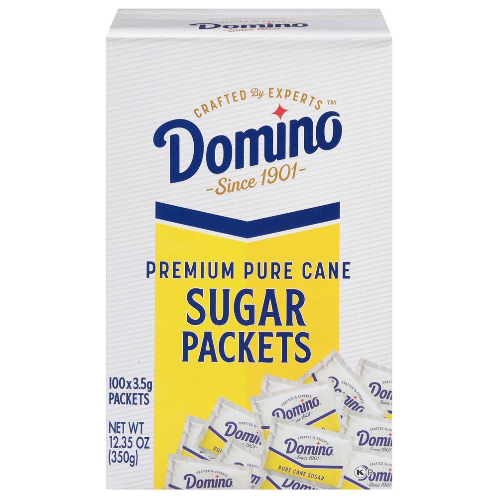 Domino Premium Cane Sugar Packets (12.35 oz)