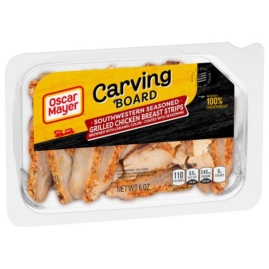 Oscar Mayer Carving Board Southwestern Seasoned Grilled Chicken Breast Strips